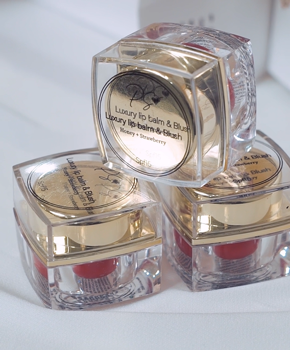 Luxury lip balm and blush