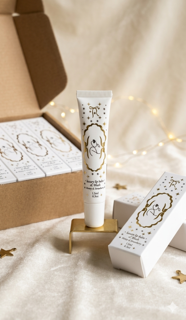 Luxury lip balm and blush