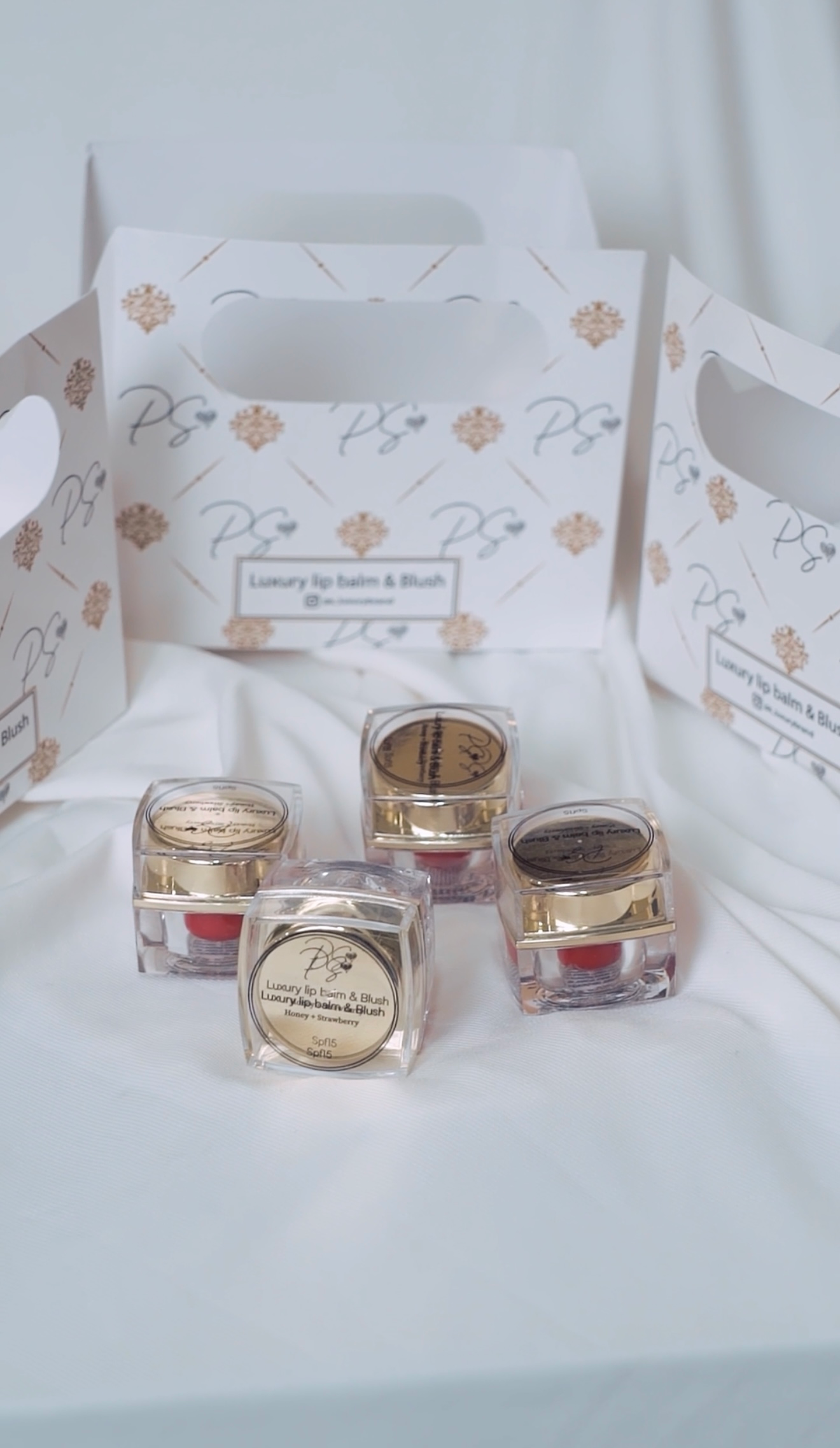 Luxury lip balm and blush