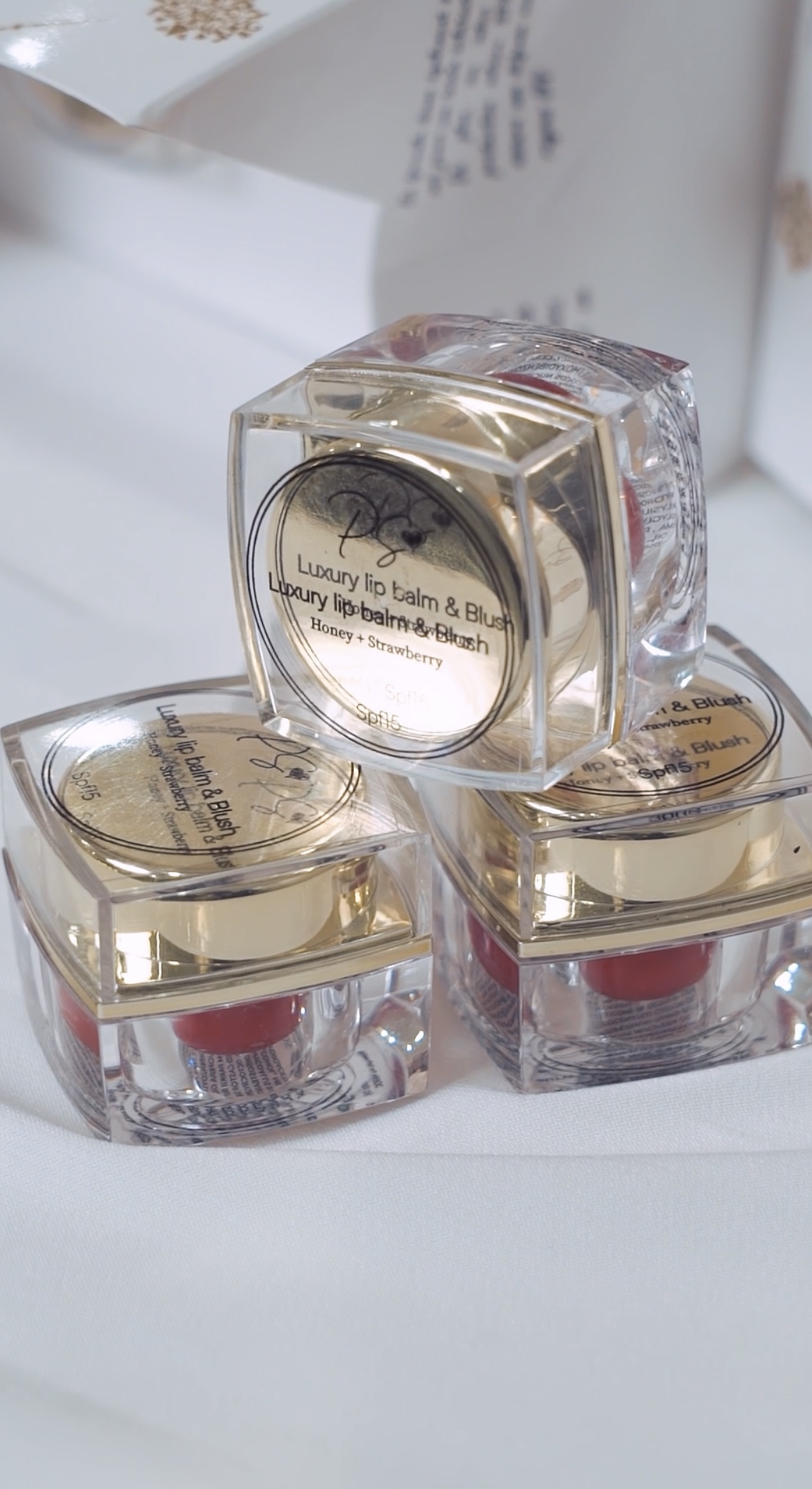 Luxury lip balm and blush
